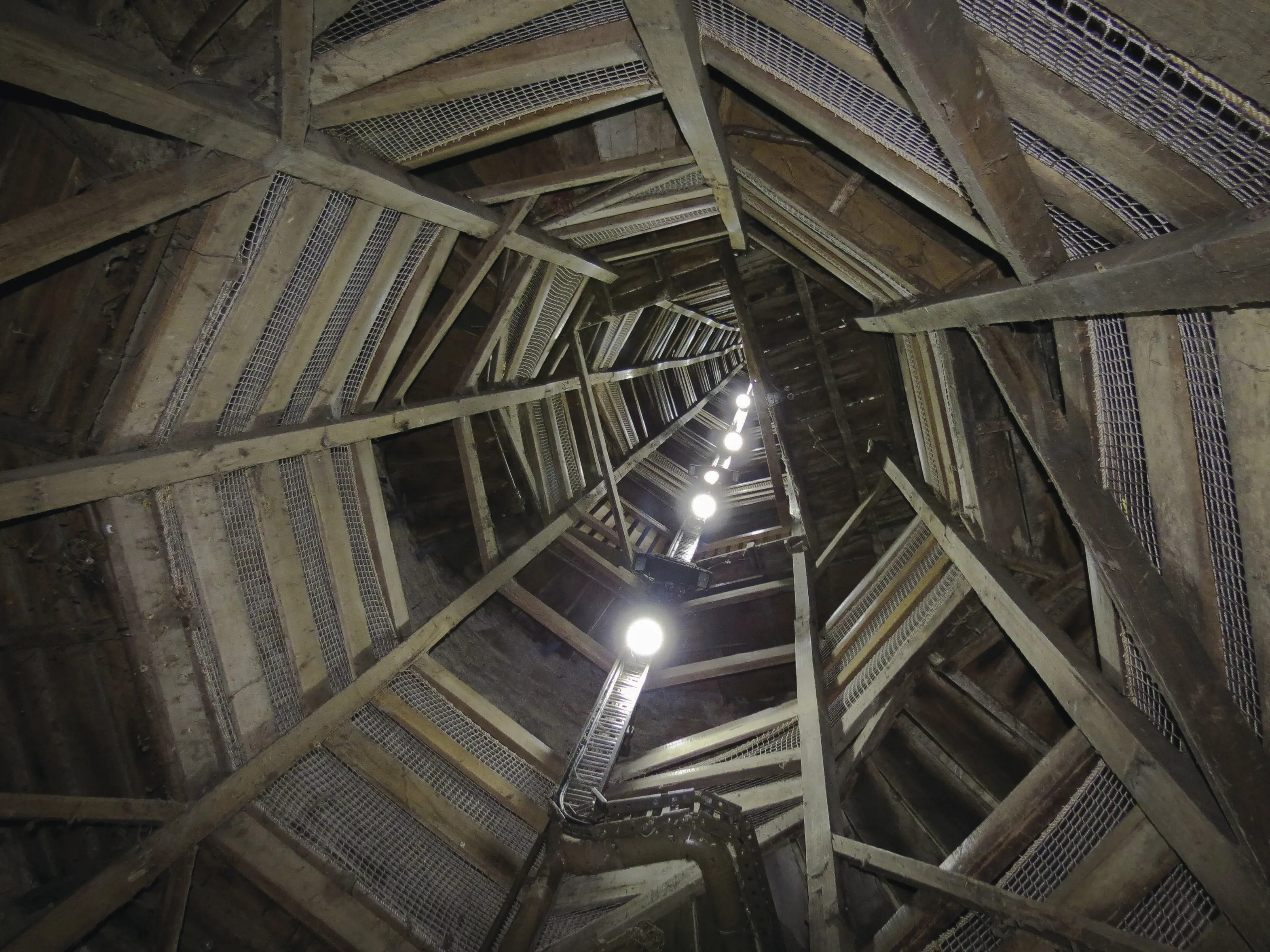 Interior at The Shot Tower, Taroona's most distinctive and important landmark, and one of Tasmania's most historical industrial buildings.