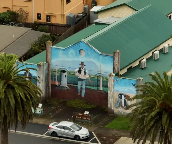 Inside Sheffield town of murals