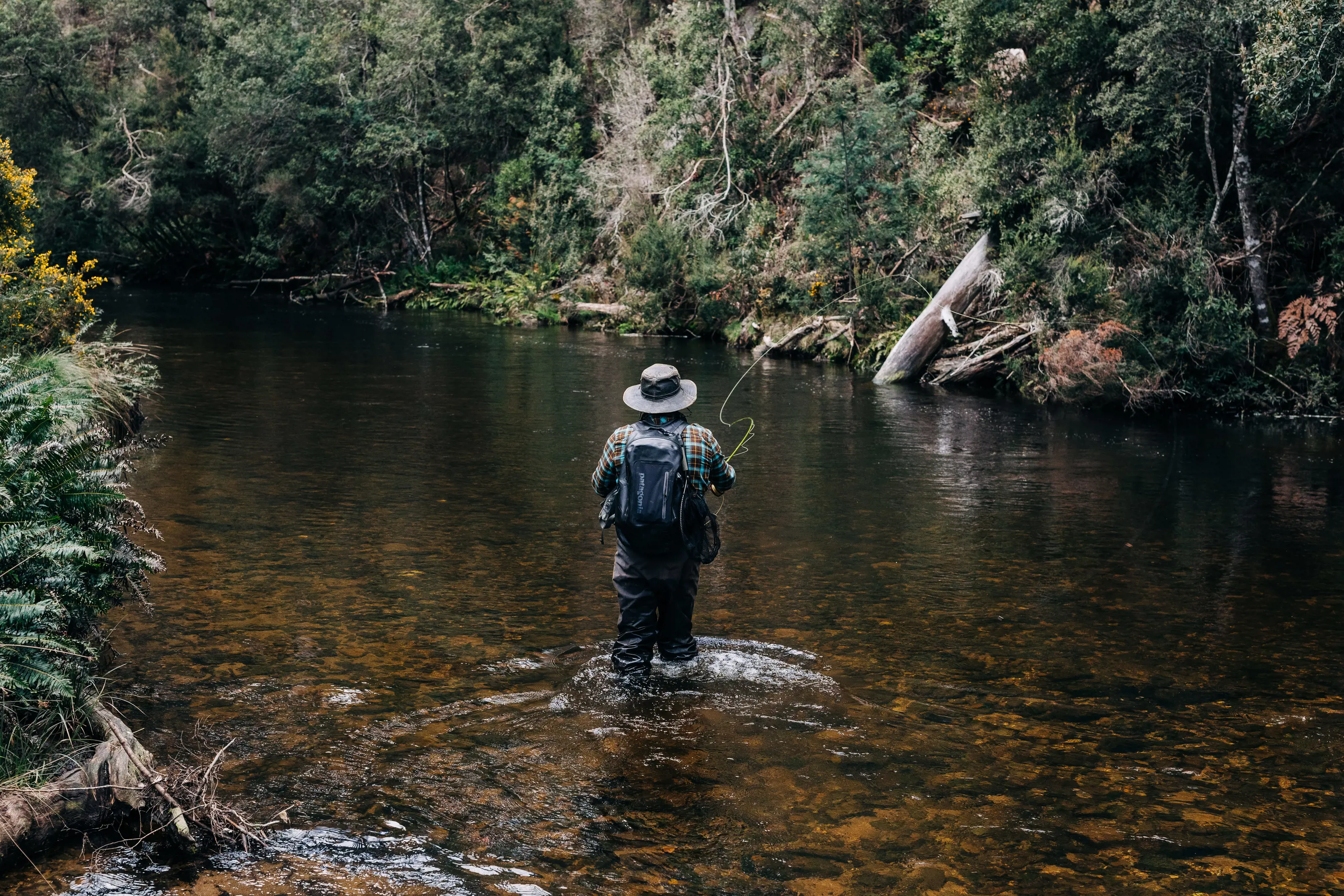  Fly fishing on St Patricks River 