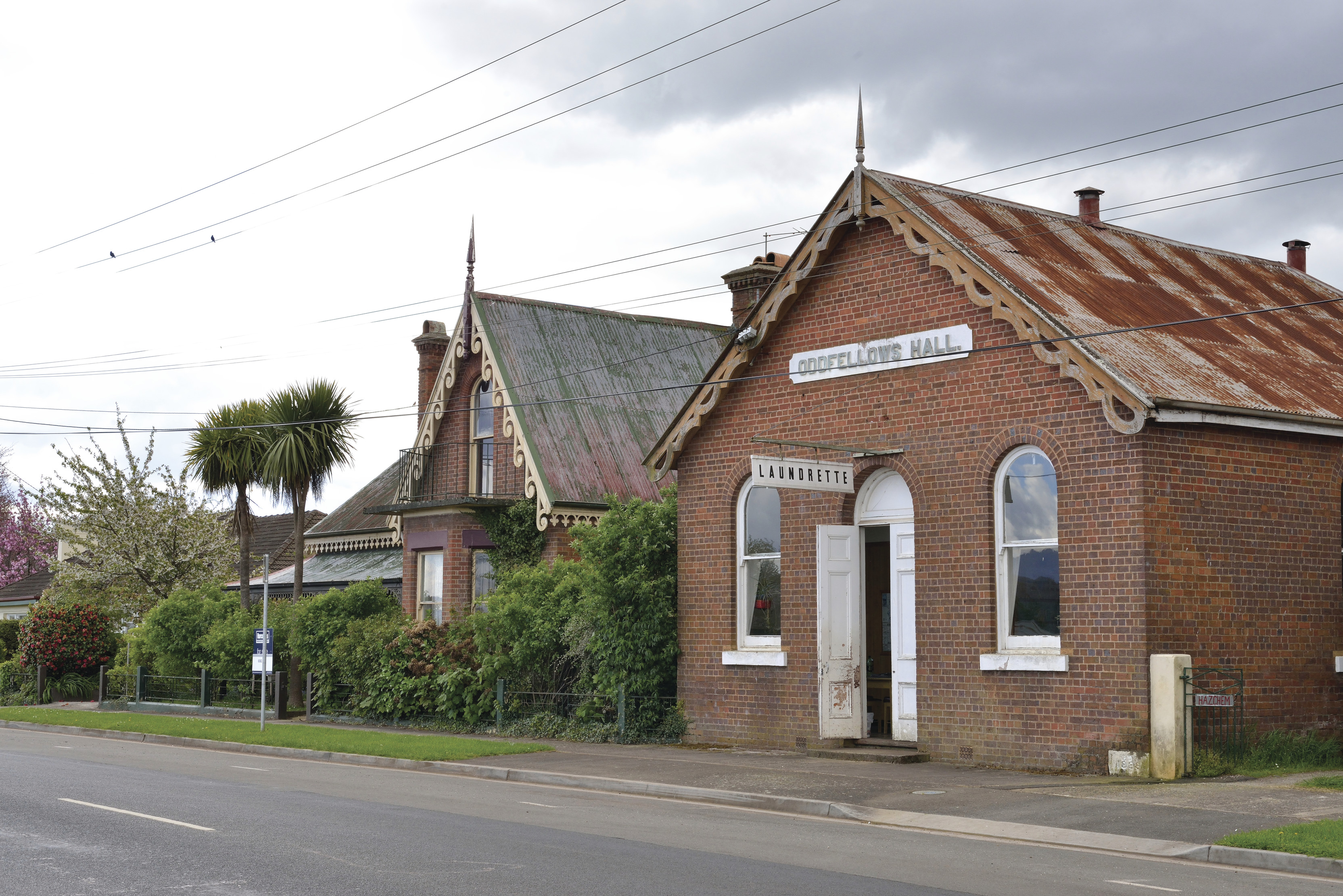 Exterior of Oddfellows Hall, Deloraine.